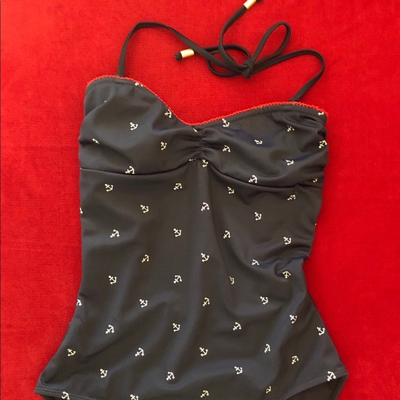 H&M- Retro Style One Piece Swimsuit - Picture 1 of 4